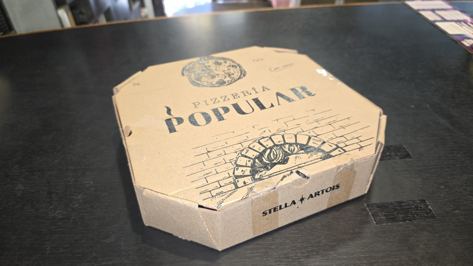 Pizza Octogonal 6 porciones